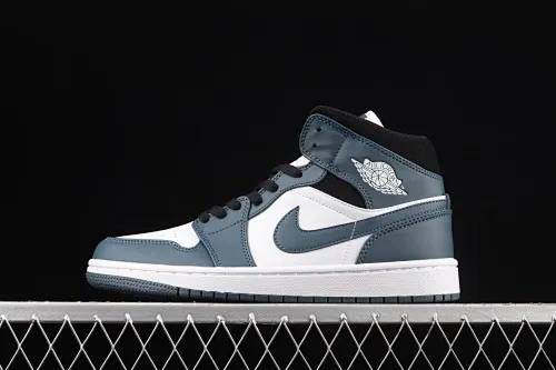 All categories Air Jordan Jordan series basketball shoes Air Jordan 1 Mid Air Jordan 1 Mid "Dark Teal" AJ1 Qiao 1 Qinglan Zhongbang basketball shoes 554724-411